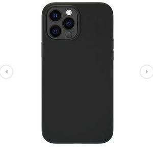 VELVET CAVIAR Black Silicone iPhone 12 Pro Max Case